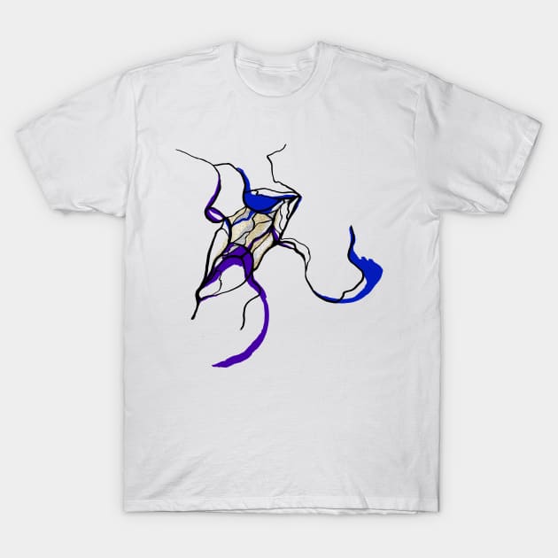 Single Line - Kiss T-Shirt by MaxencePierrard